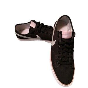 Nike Court Legacy Low Top Black Sneaker Womens Size 9 / Mens Size 7.5